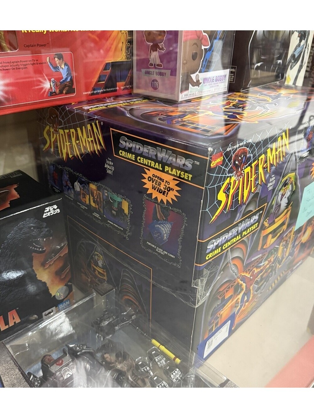 1996 SPIDER-MAN SPIDER WARS CRIME CENTRAL PLAYSET Toy Biz - Picture 6 of 6